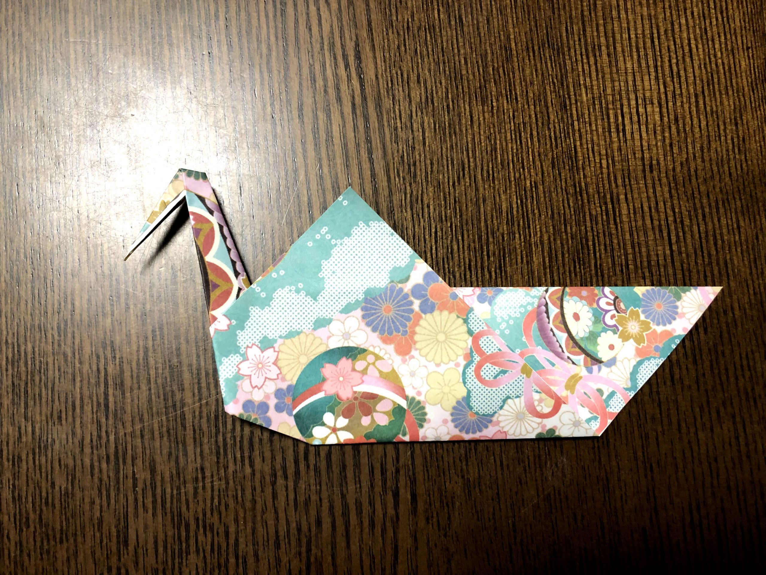 鶴の可愛い箸袋の折り方 子どもと一緒に折り紙1枚で簡単